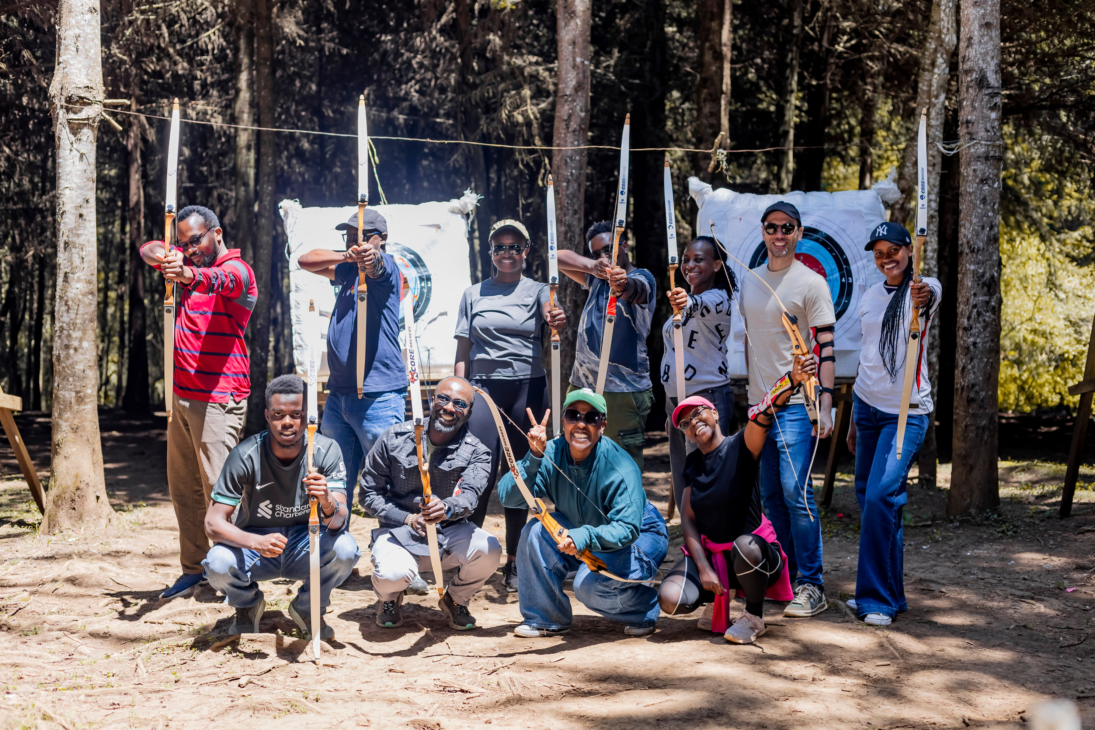 Archery on the range